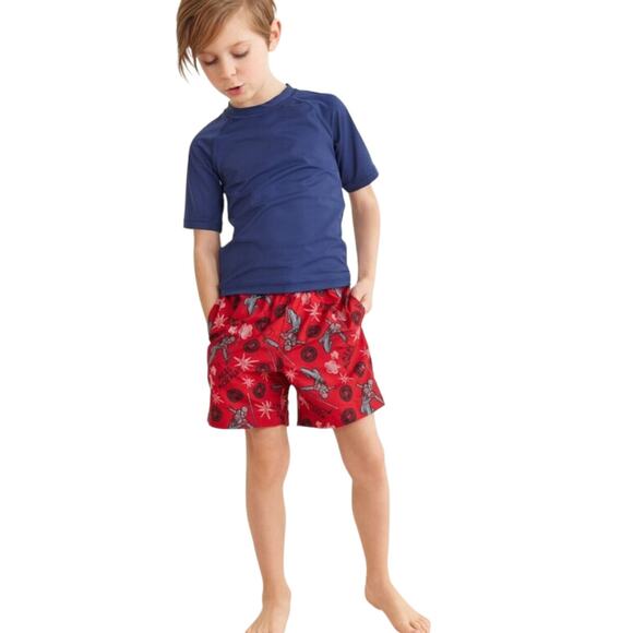 Hanna Andersson NWT Marvel Miles Morales Swim Trunks. Size 5 - Picture 4 of 4